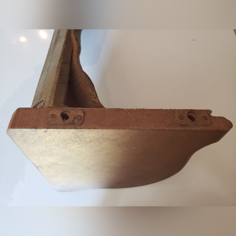 Vintage Syroco Wood Corner Display Shelf, Hard To Come By, Wood Composite - Picture 7 of 9